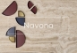 Preview: Flaviker Navona Boden- und Wandfliese Bone Cross 30x60 cm